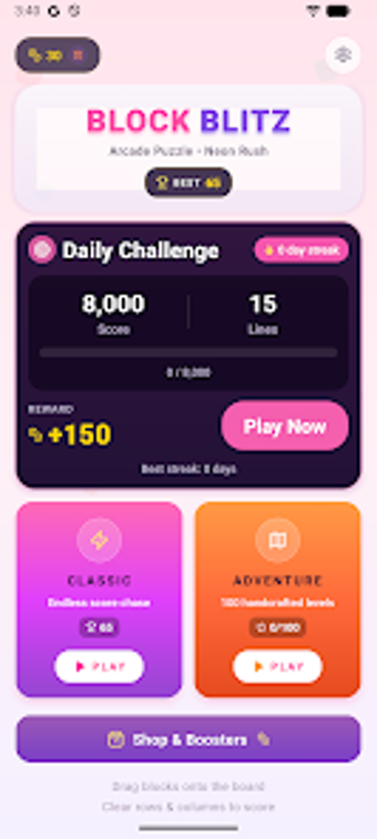 Imagen 0 para Block Blitz: Arcade Puzzl…