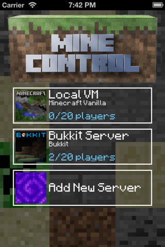 Image 0 for Mine Control for Minecraf…