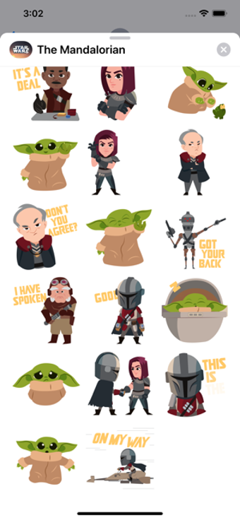Image 3 for The Mandalorian Stickers
