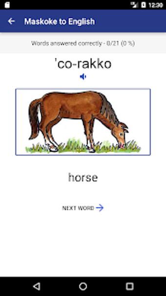 Image 0 for Maskoke Vocab Builder
