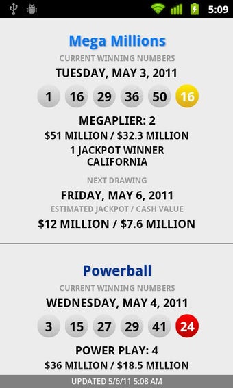 Image 1 for Mega Millions & Powerball