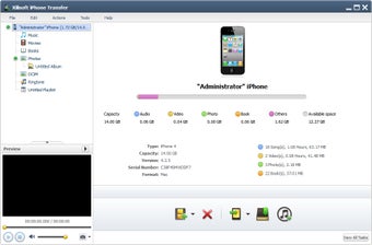Image 0 for Xilisoft iPhone Transfer