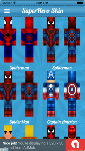 Image 0 for Superhero Skins for Minec…
