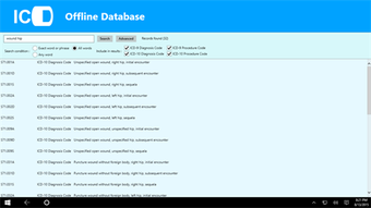 Imagen 0 para ICD9/ICD10 Offline Databa…