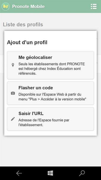 Imagen 1 para PRONOTE Mobile for Window…
