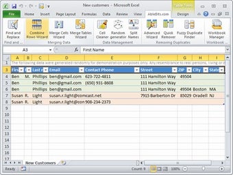 Image 0 for Combine Rows Wizard for M…