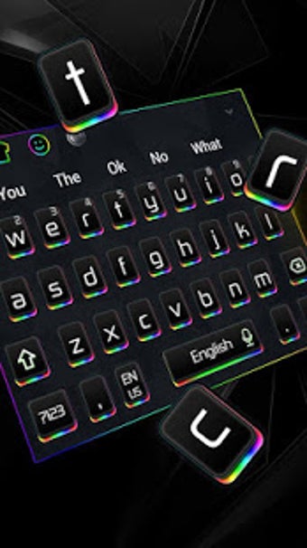 Image 2 for Rainbow Color Light Keybo…