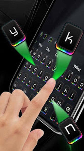 Image 1 for Rainbow Color Light Keybo…