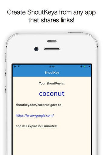 Image 0 for ShoutKey - share links wi…