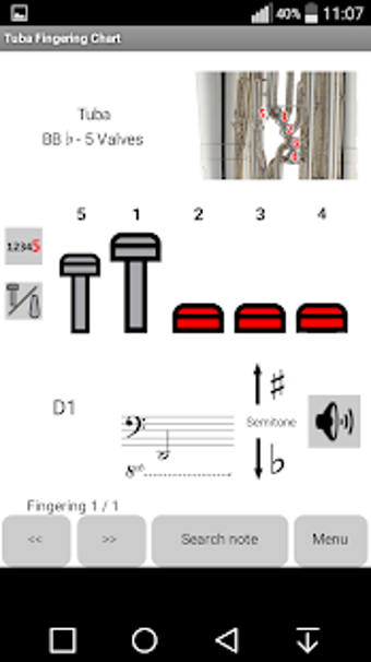 Imagen 0 para Tuba Fingerings