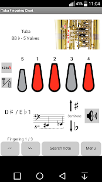 Imagen 1 para Tuba Fingerings