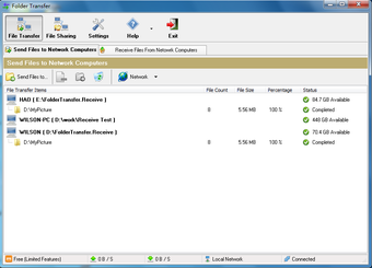 Image 0 for Folder Transfer
