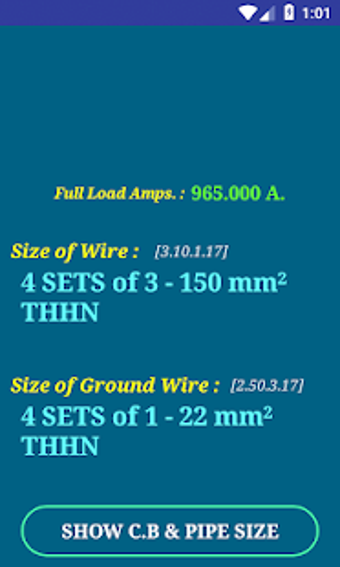 Image 3 for PEC Conductor Size Calc F…