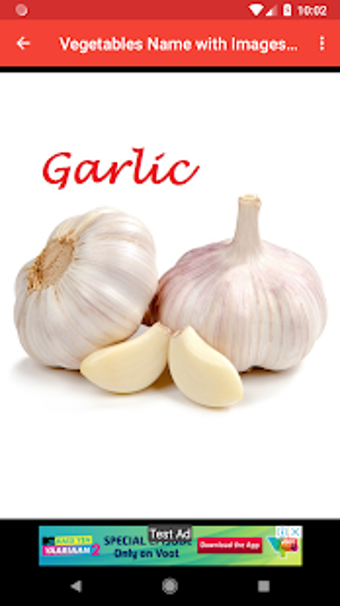 Imagen 0 para Vegetables Name with Imag…