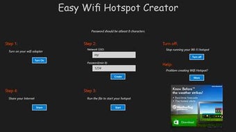 Imagen 0 para Easy Wifi Hotspot Creator…