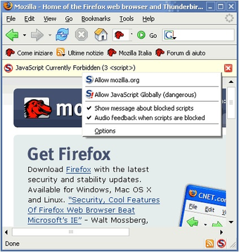 Imagen 1 para NoScript Security Suite f…