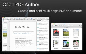 Imagen 1 para Orion PDF Author 2