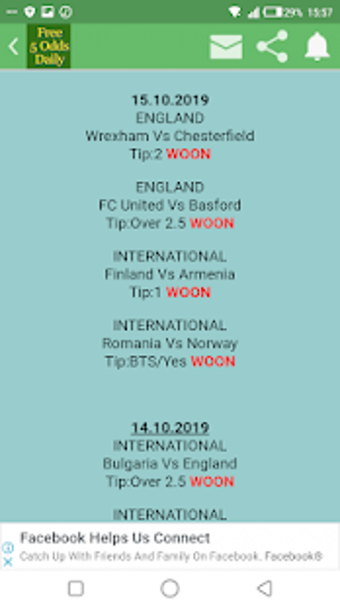 Imagen 3 para Free 5 Odds Daily