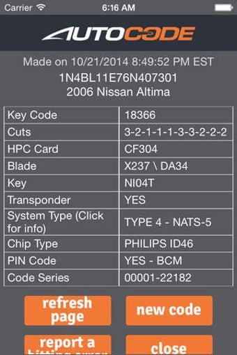 Image 0 for AutoCode - VIN to Key Cod…