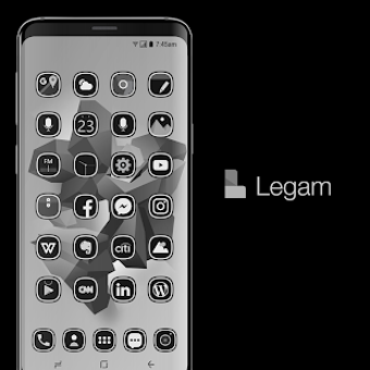 Imagen 1 para Legam - Black Icon Pack A…