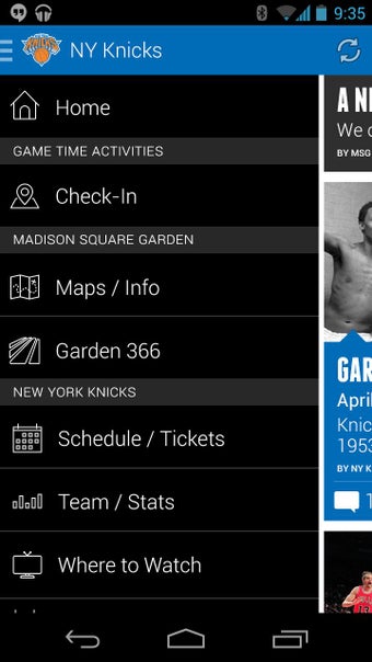 Official New York Knicks App Monitor Shots 6