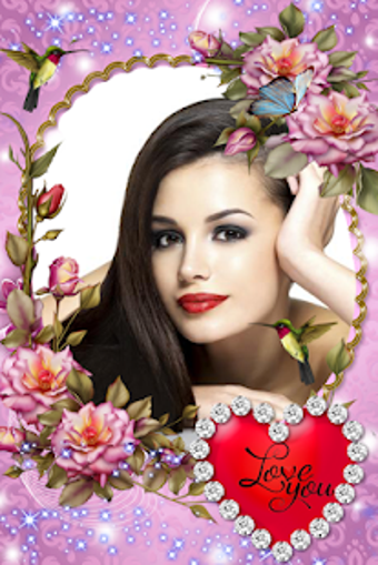 Image 1 for Lovely Flower Photo Frame