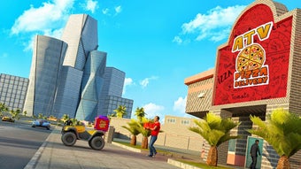 Image 2 for ATV Pizza Bike Rider Deli…