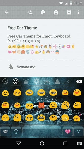 Image 2 for Free Car Emoji Keyboard T…