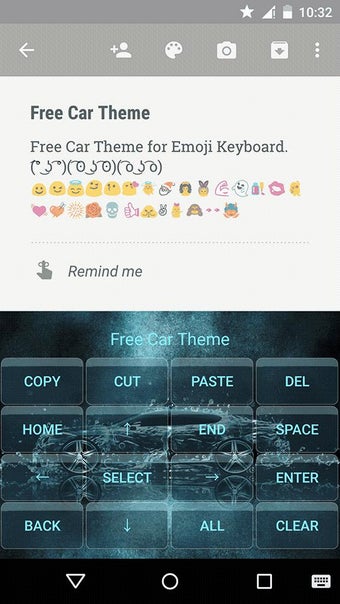 Image 1 for Free Car Emoji Keyboard T…