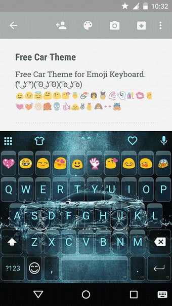 Image 0 for Free Car Emoji Keyboard T…