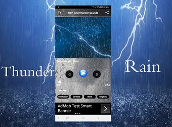 Imagen 2 para Rain & Thunder Sounds for…