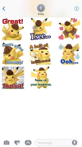 Imagen 1 para Detective Pikachu Sticker…