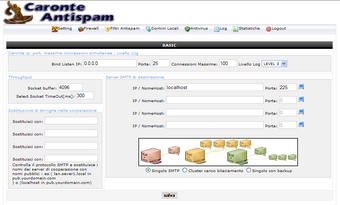 Image 0 for Caronte Antispam Server