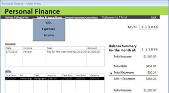 Imagen 0 para Personal Finance Tool