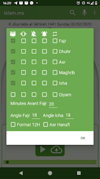 Imagen 1 para Islam.ms Prayer Times Qib…
