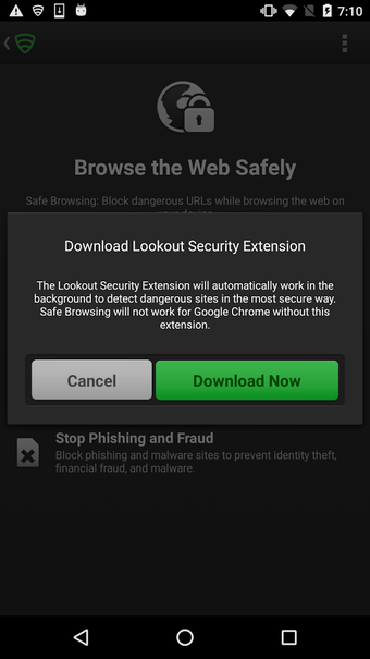 Imagen 1 para Lookout Security Extensio…