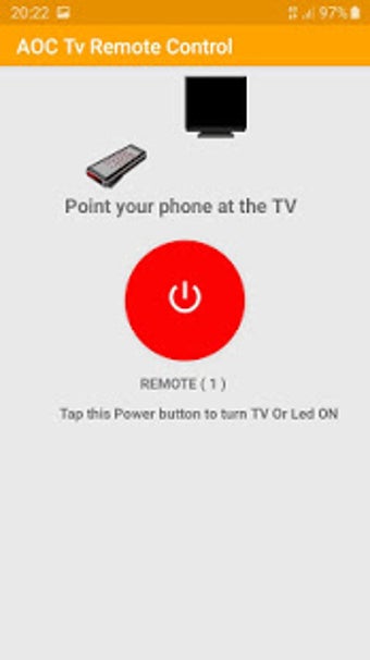 Image 1 for AOC Tv Remote Control