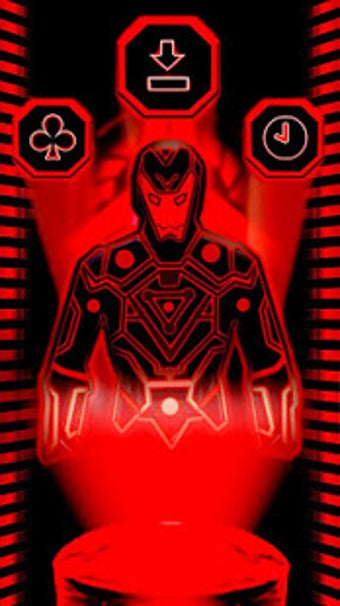 Imagen 2 para Neon Red Iron Man Theme