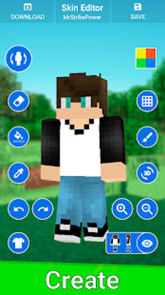 Imagen 1 para Skin Editor for Minecraft…