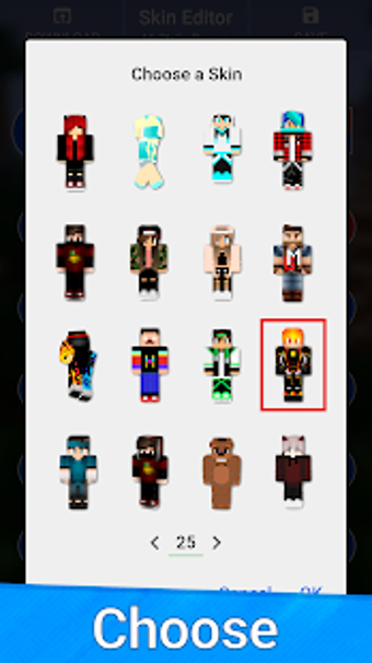Imagen 0 para Skin Editor for Minecraft…