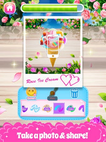 Image 2 for Rainbow Unicorn Rose Ice …