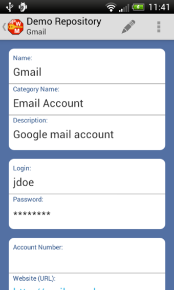 Image 2 for PWMinder Android