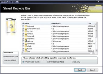 Image 3 for Lavasoft File Shredder