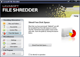 Image 0 for Lavasoft File Shredder