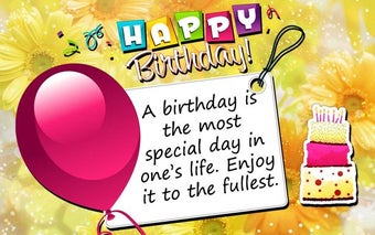 Imagen 3 para Happy Birthday Card Stick…