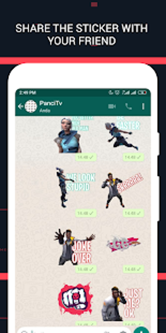 Imagen 1 para WAStickerApps: Valorant P…