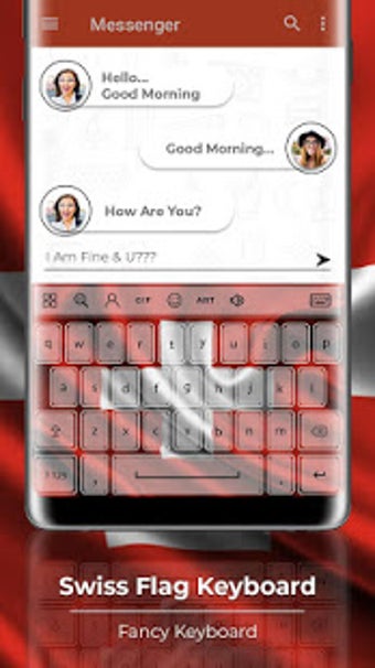 Image 2 for Switzerland Flag Keyboard…