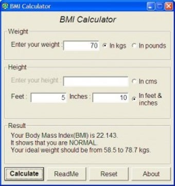 Image 0 for BMI Calculator