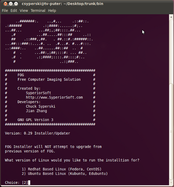 Image 2 for FOG for Linux