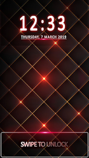 Imagen 2 para Black Pattern Lock Screen…
